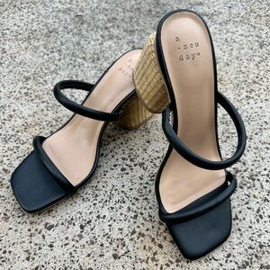 A New Day Rattan Strappy Heel
